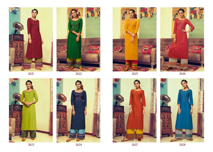 Pick Up Cotton Flex Kurti Catalogue Set Pick Up Cotton Flex Kurti Catalogue Set